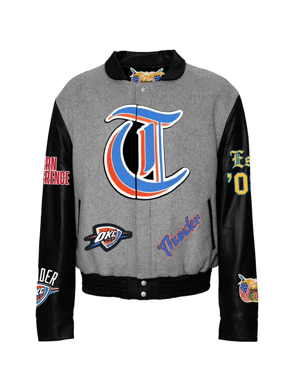Oklahoma City Thunder varsity jacket - Image 1