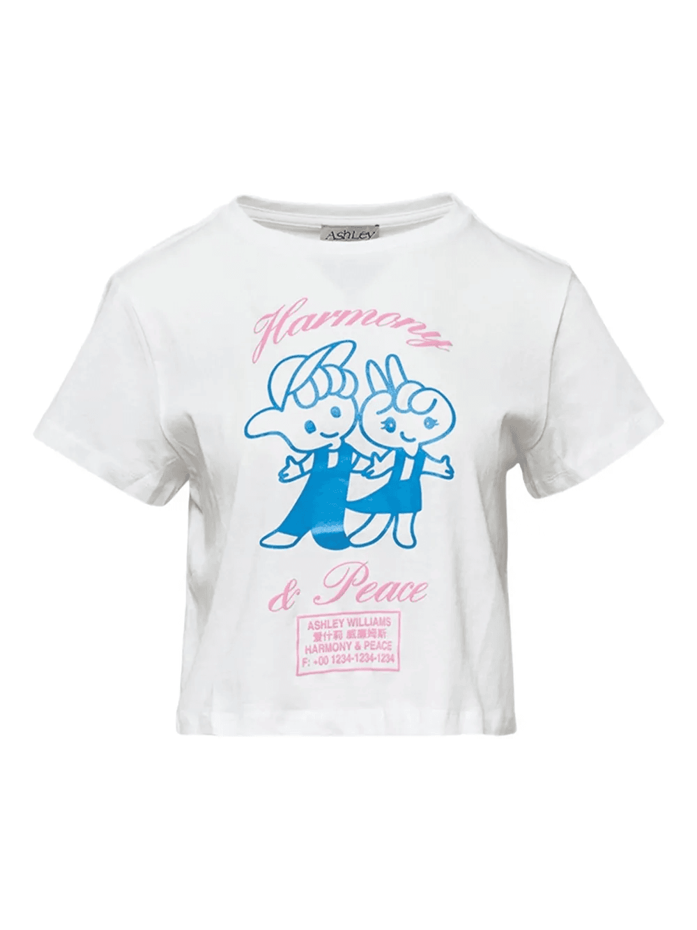Harmony & Peace crop top - Image 1