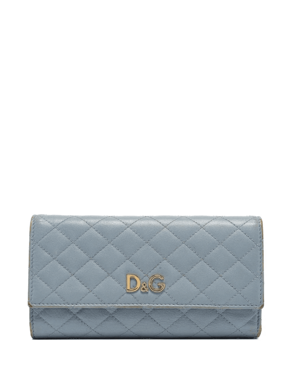 quilted leather wallet - Image 1