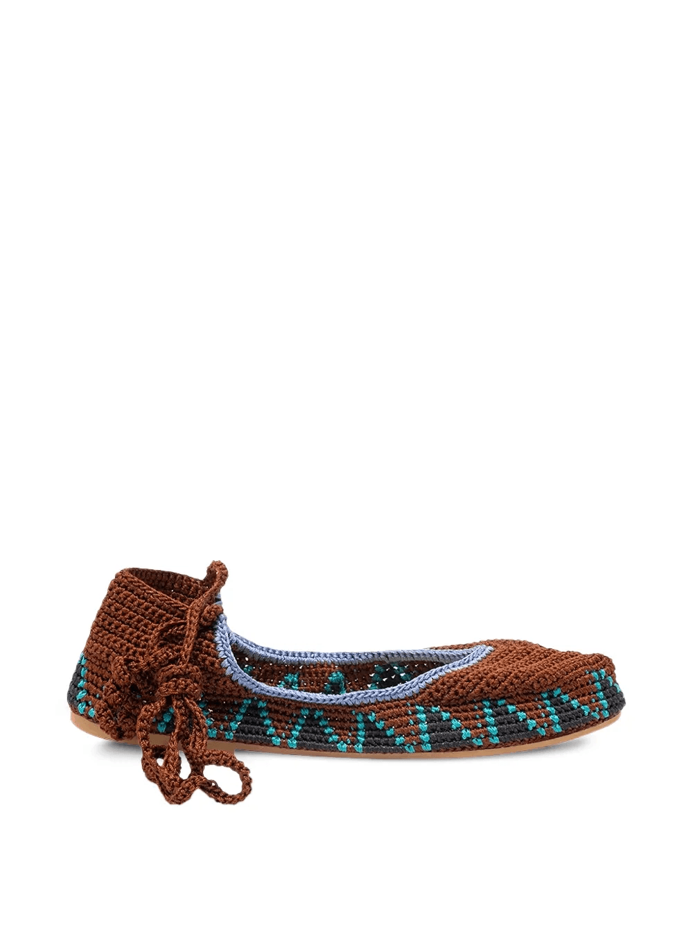 High crochet ballet flats - Image 1