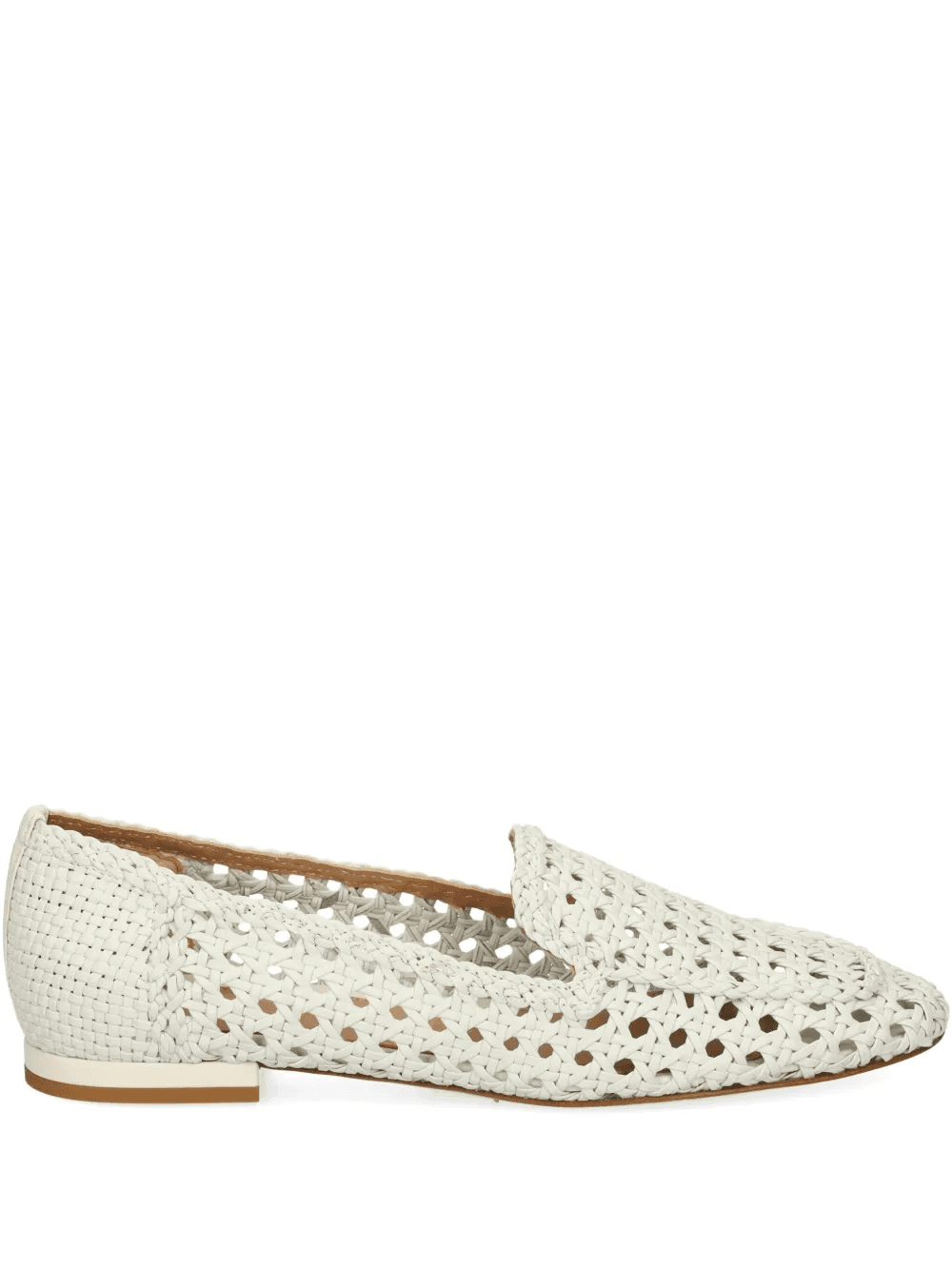woven leather loafers - Image 1