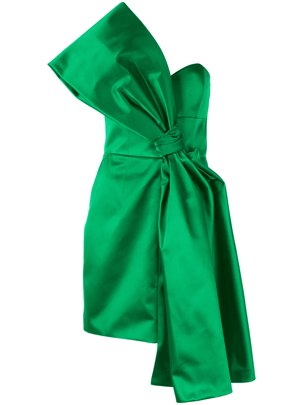 satin bow dress - Image 1