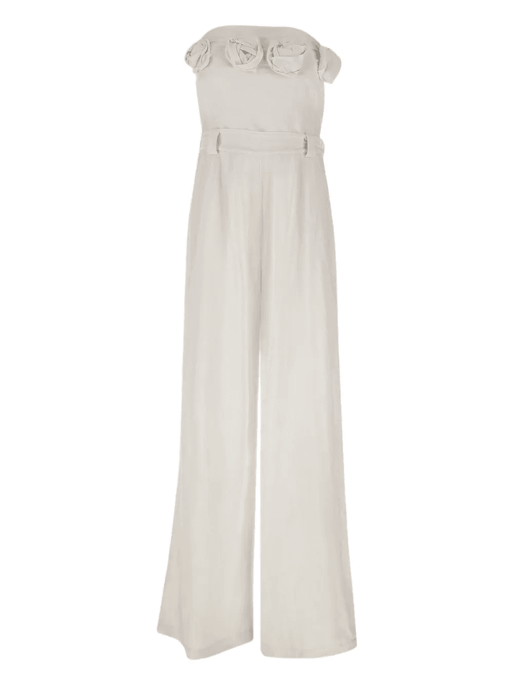 rose-embellished jumpsuit - Image 1