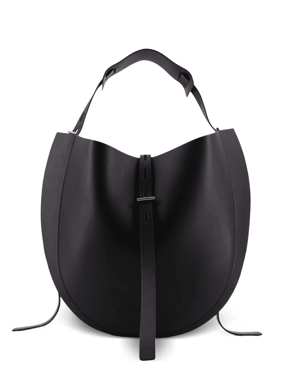 Lizzie adjustable-strap leather shoulder bag - Image 1