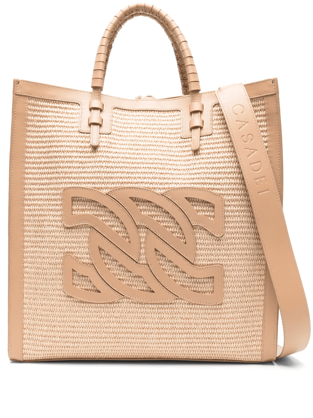 Beaurivage raffia tote bag - Image 1