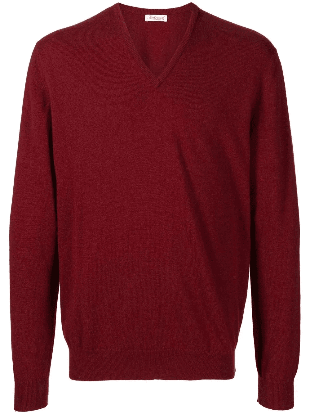 V-neck knit jumper - Image 1