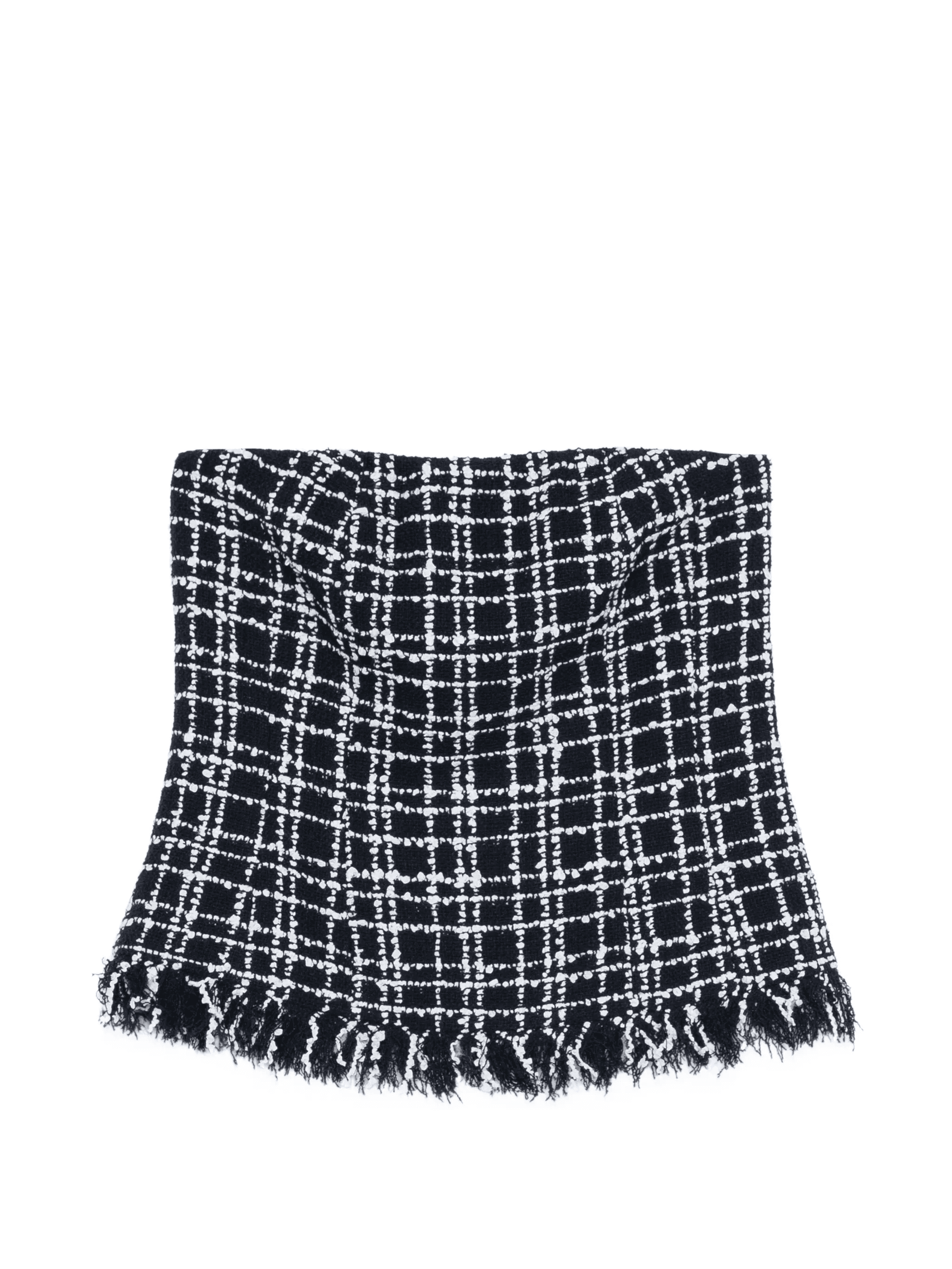 tweed-effect corset blouse - Image 1