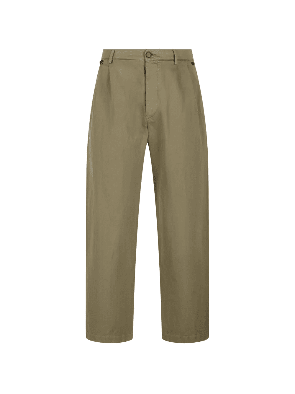 pleated logo trousers - Image 1
