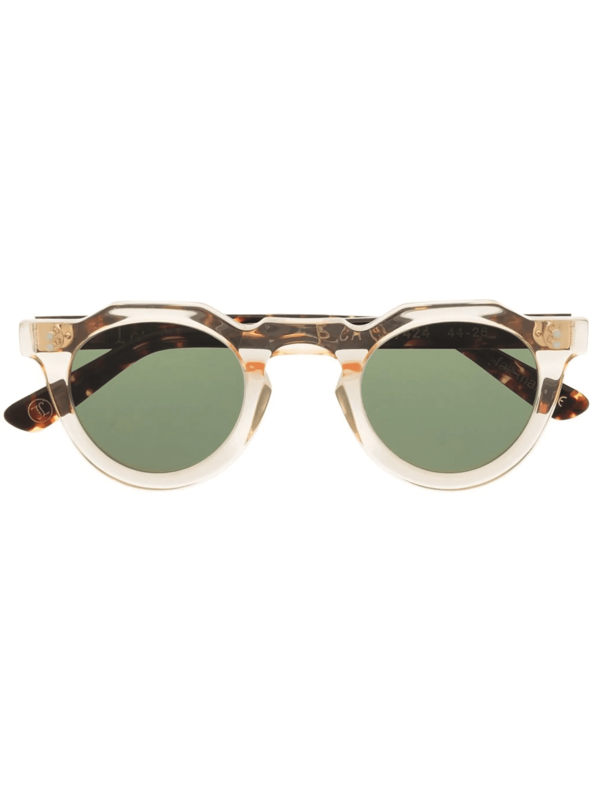 round-frame tinted sunglasses - Image 1