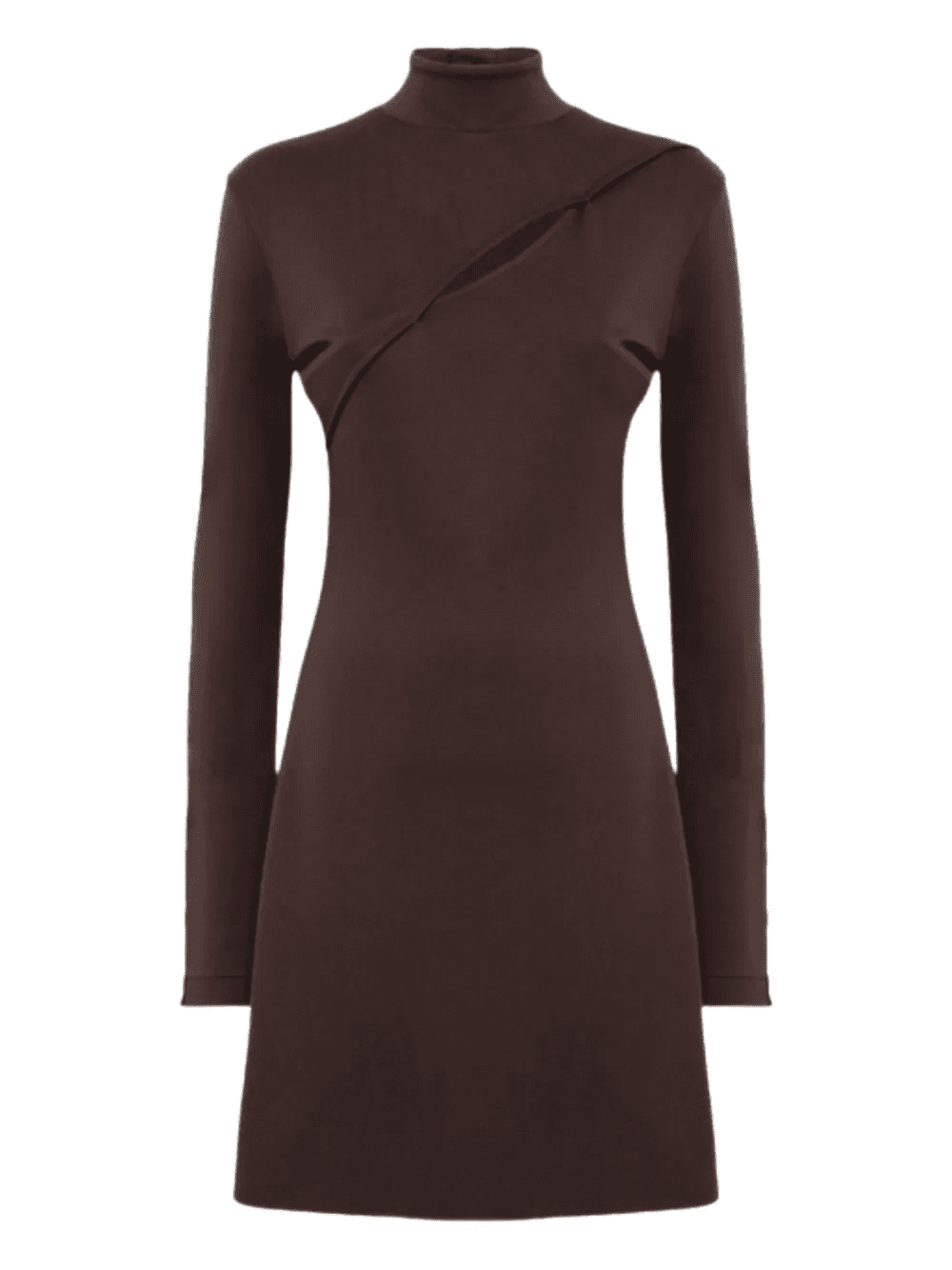 button cutout jersey dress - Image 1