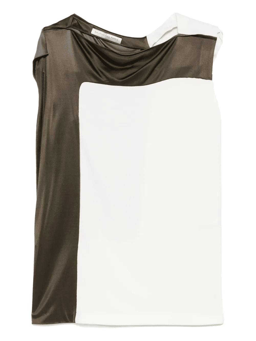 2010s two-tone blouse - Image 1