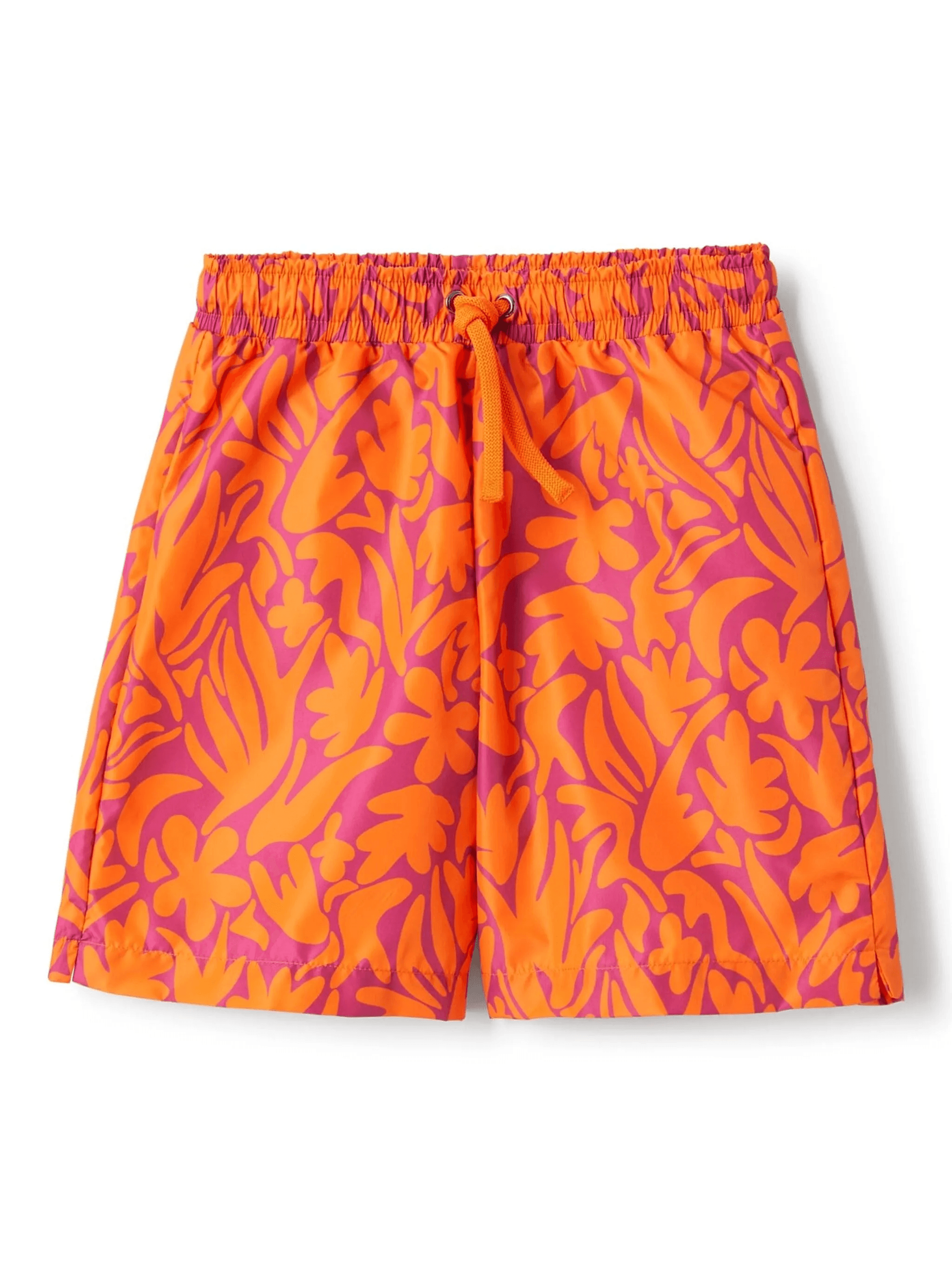 floral-print swim trunks - Image 1
