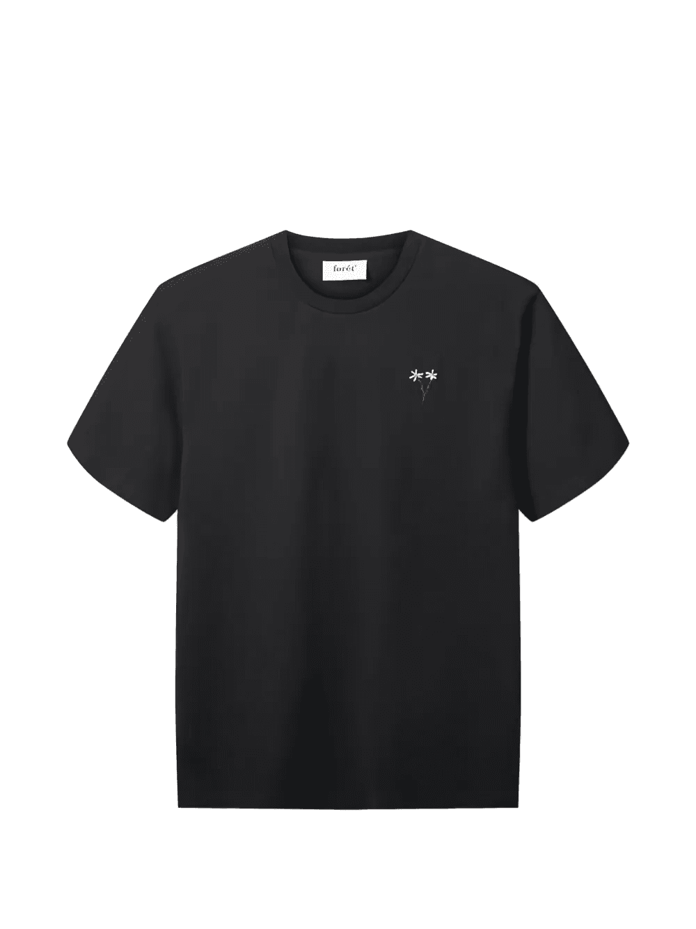 Posy floral-embroidered T-shirt - Image 1