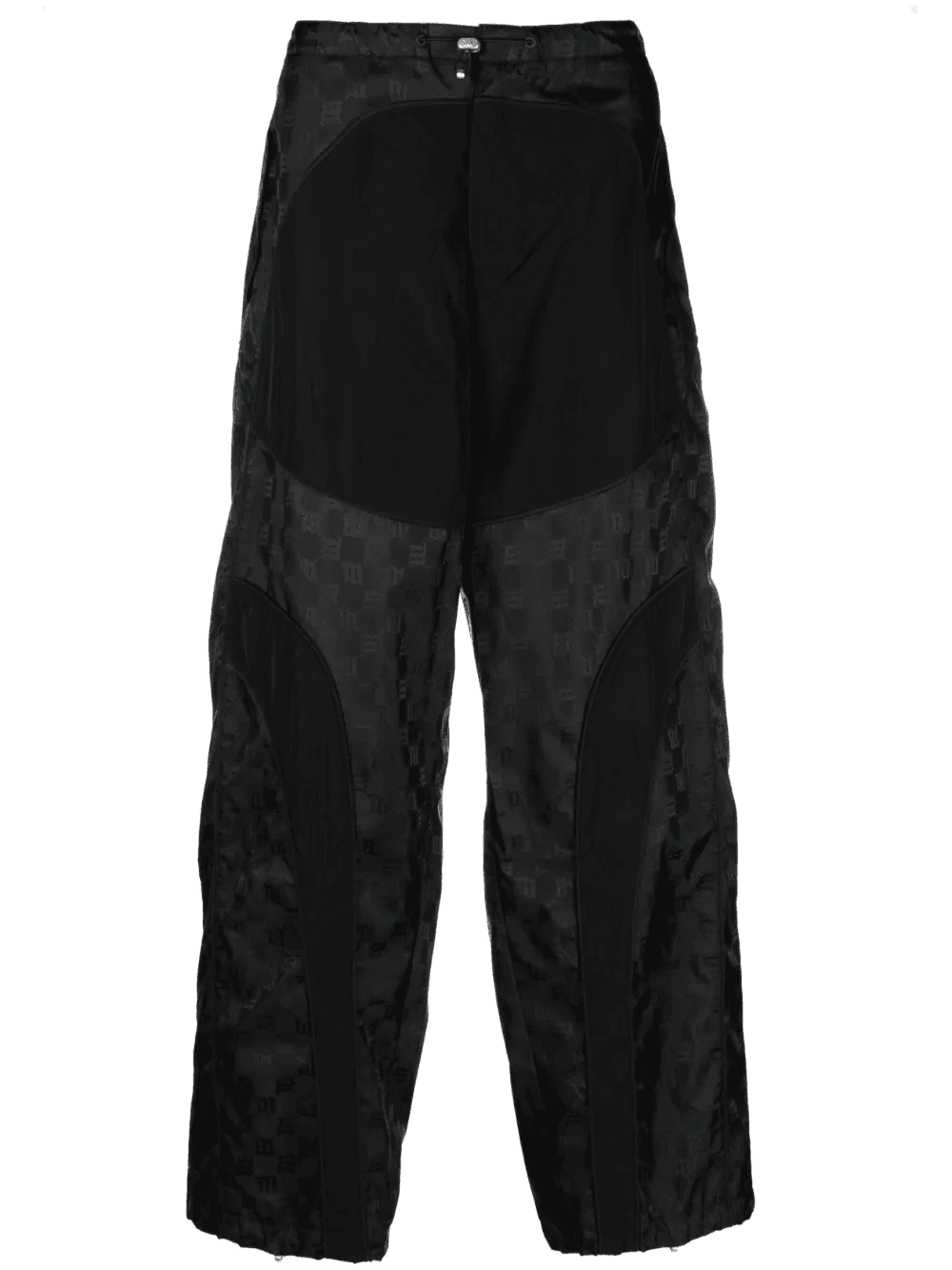 monogram-jacquard wide-leg trousers - Image 1