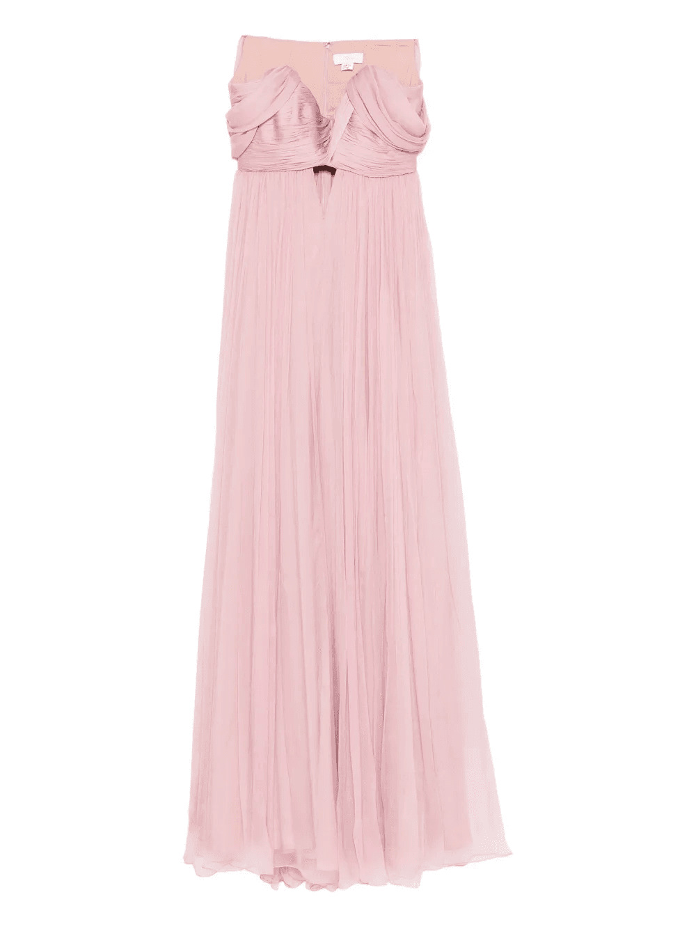 Sylvie pleated sweetheart-neckline dress - Image 1
