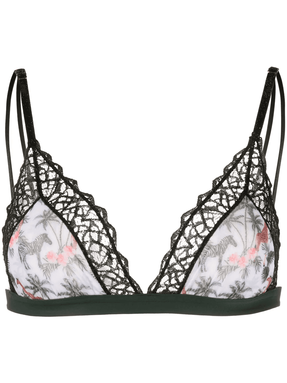 Zebra soft triangle bra - Image 1