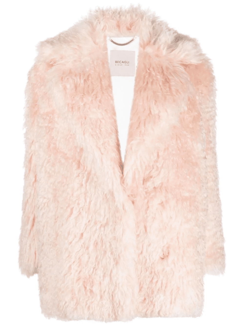 faux-fur oversize coat - Image 1
