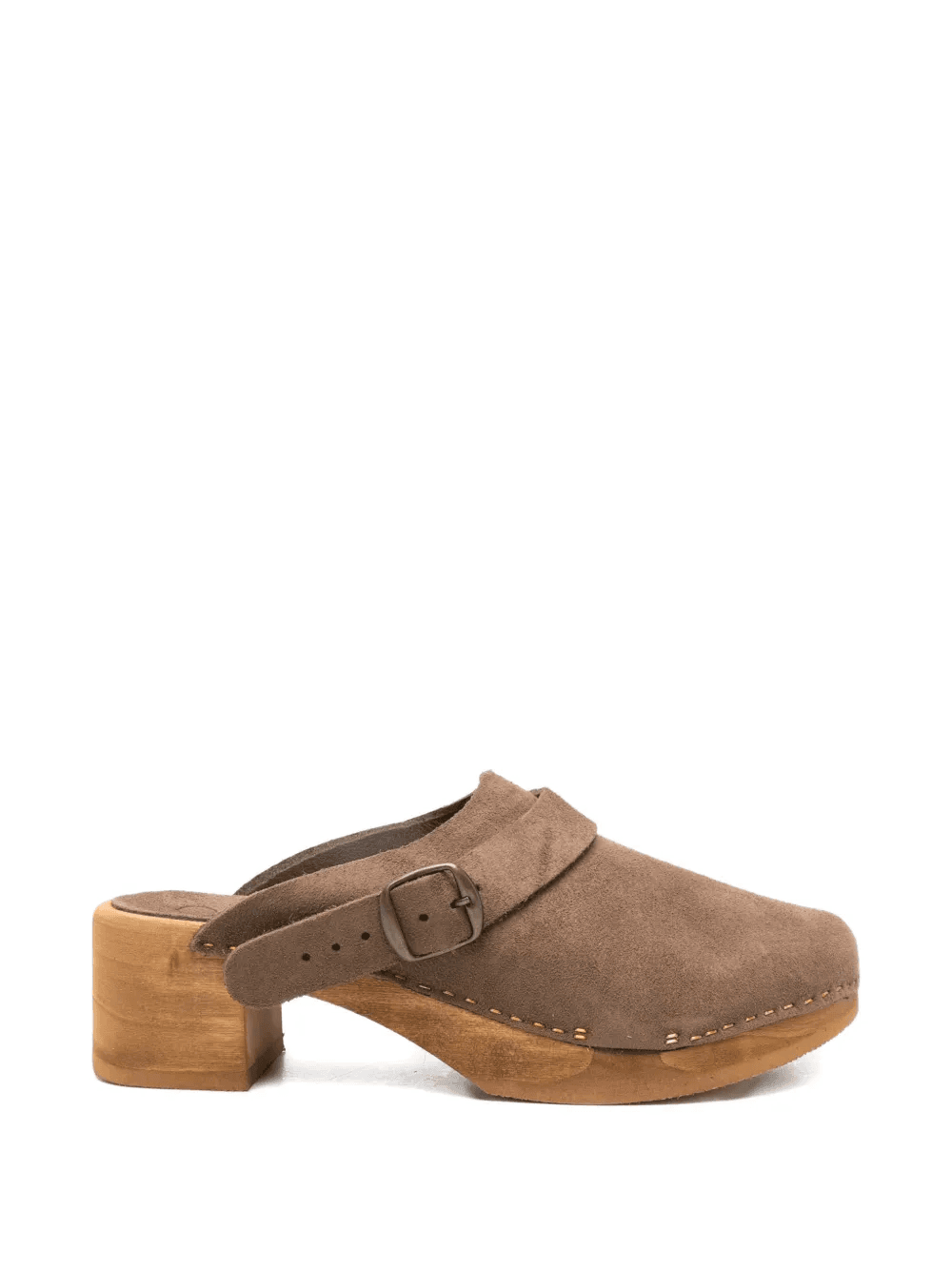 Annaé buckle suede clogs - Image 1