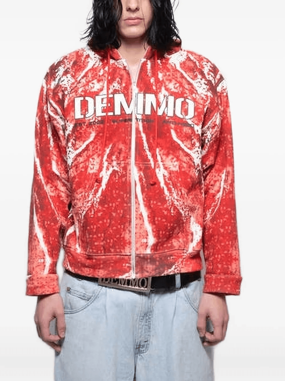 Return To Flesh zip-up hoodie - Image 1