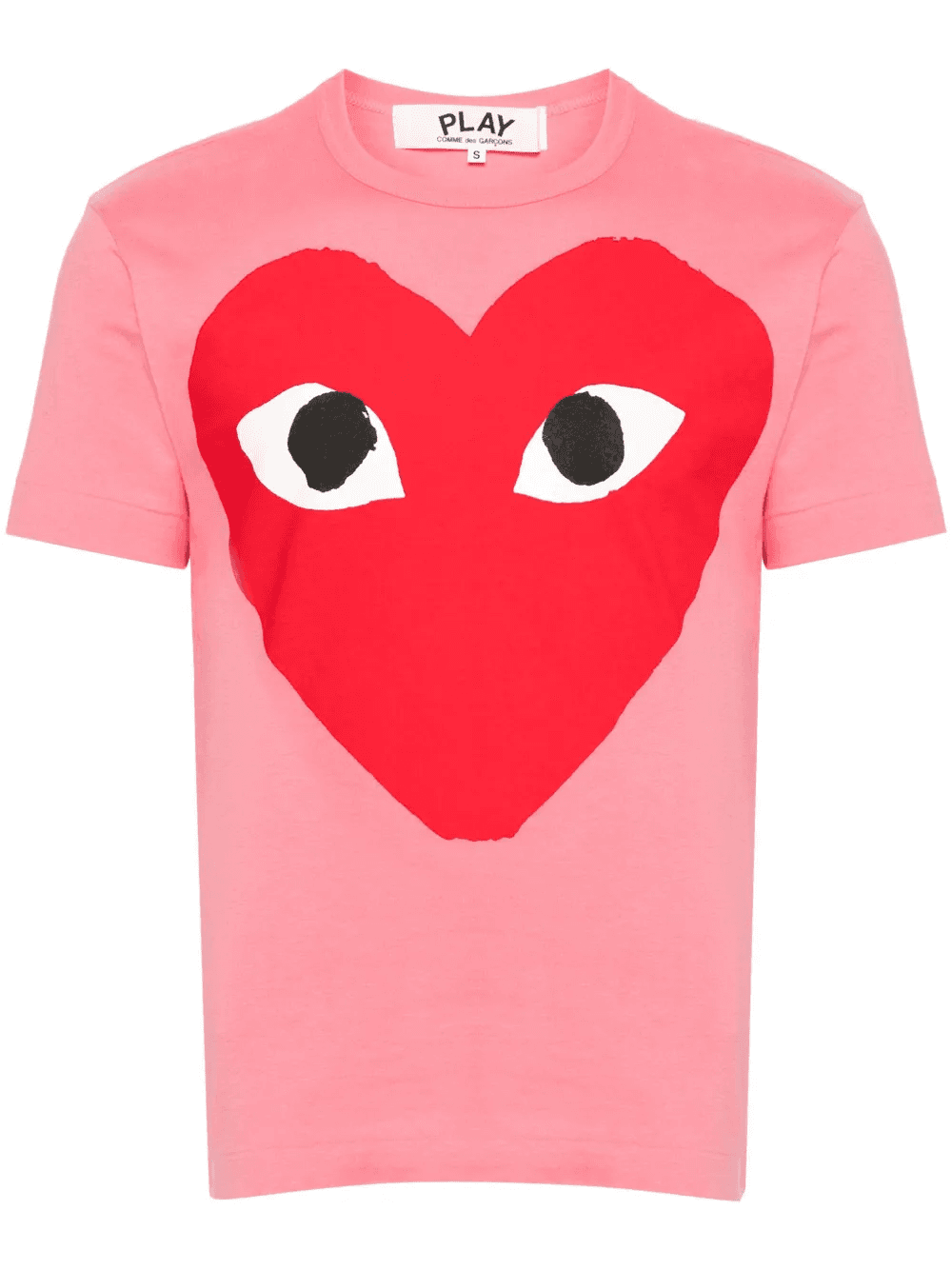 Heart-print cotton T-shirt - Image 1
