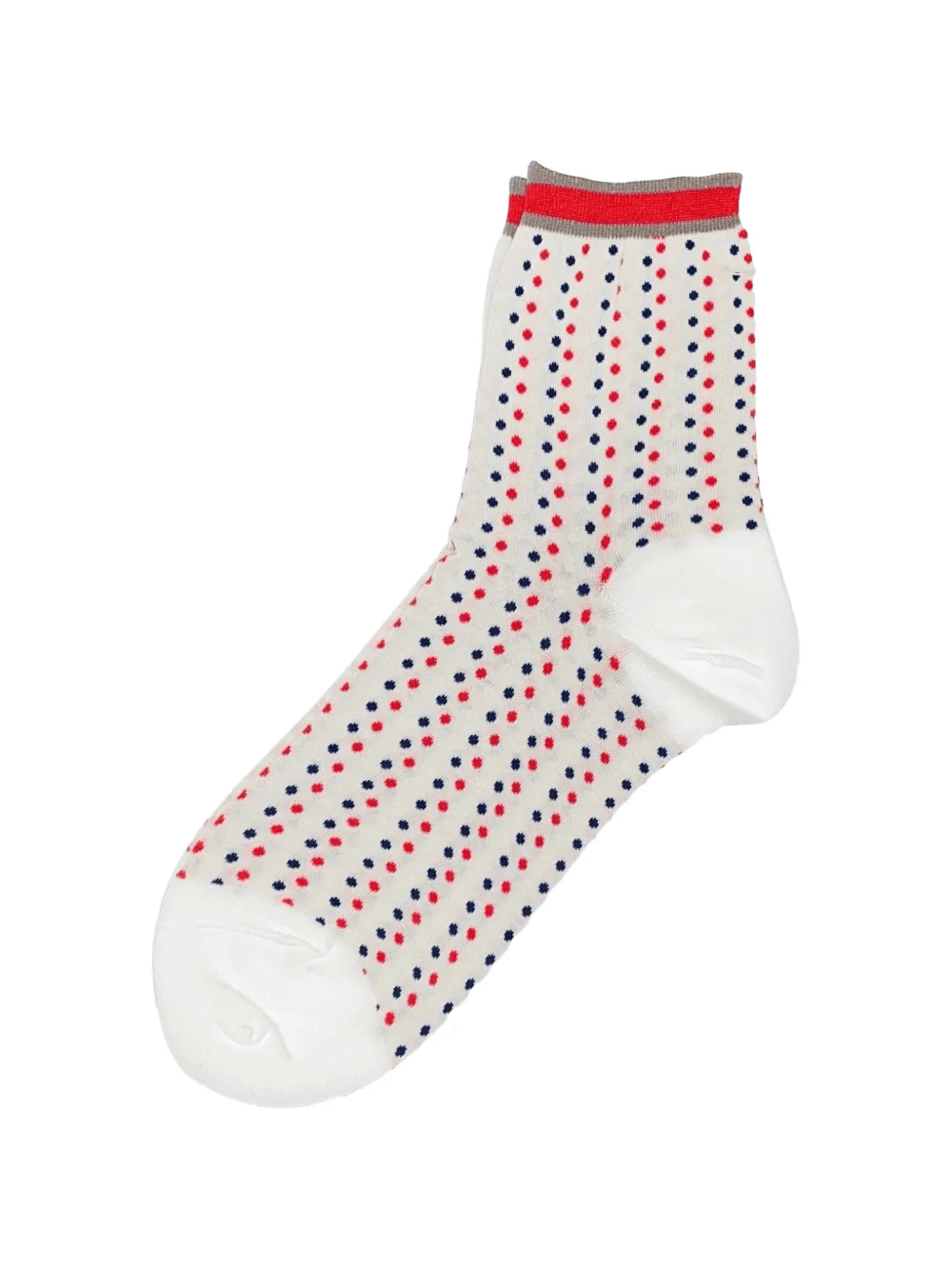 polka dot-pattern socks - Image 1