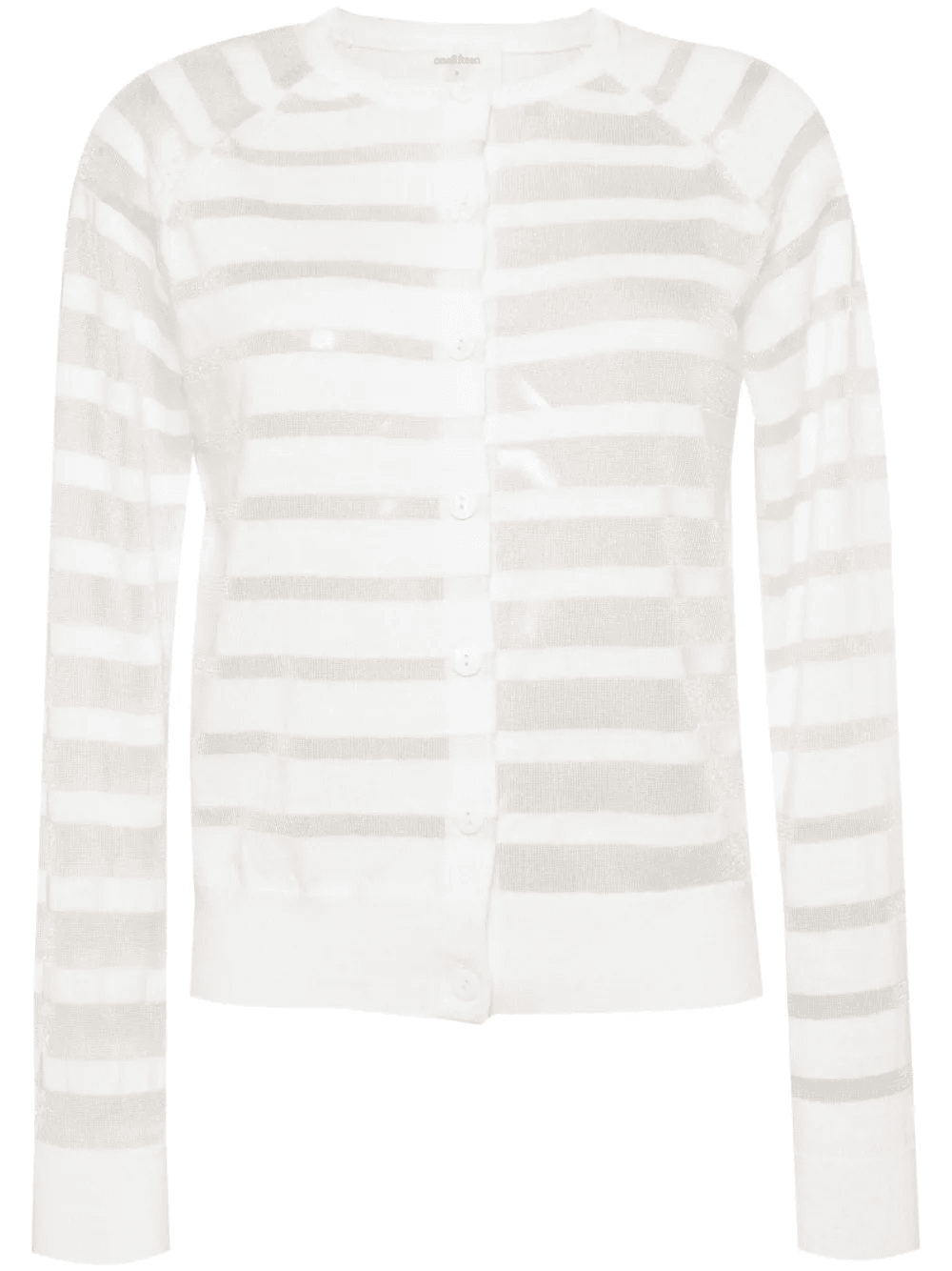 striped long-sleeve cardigan - Image 1