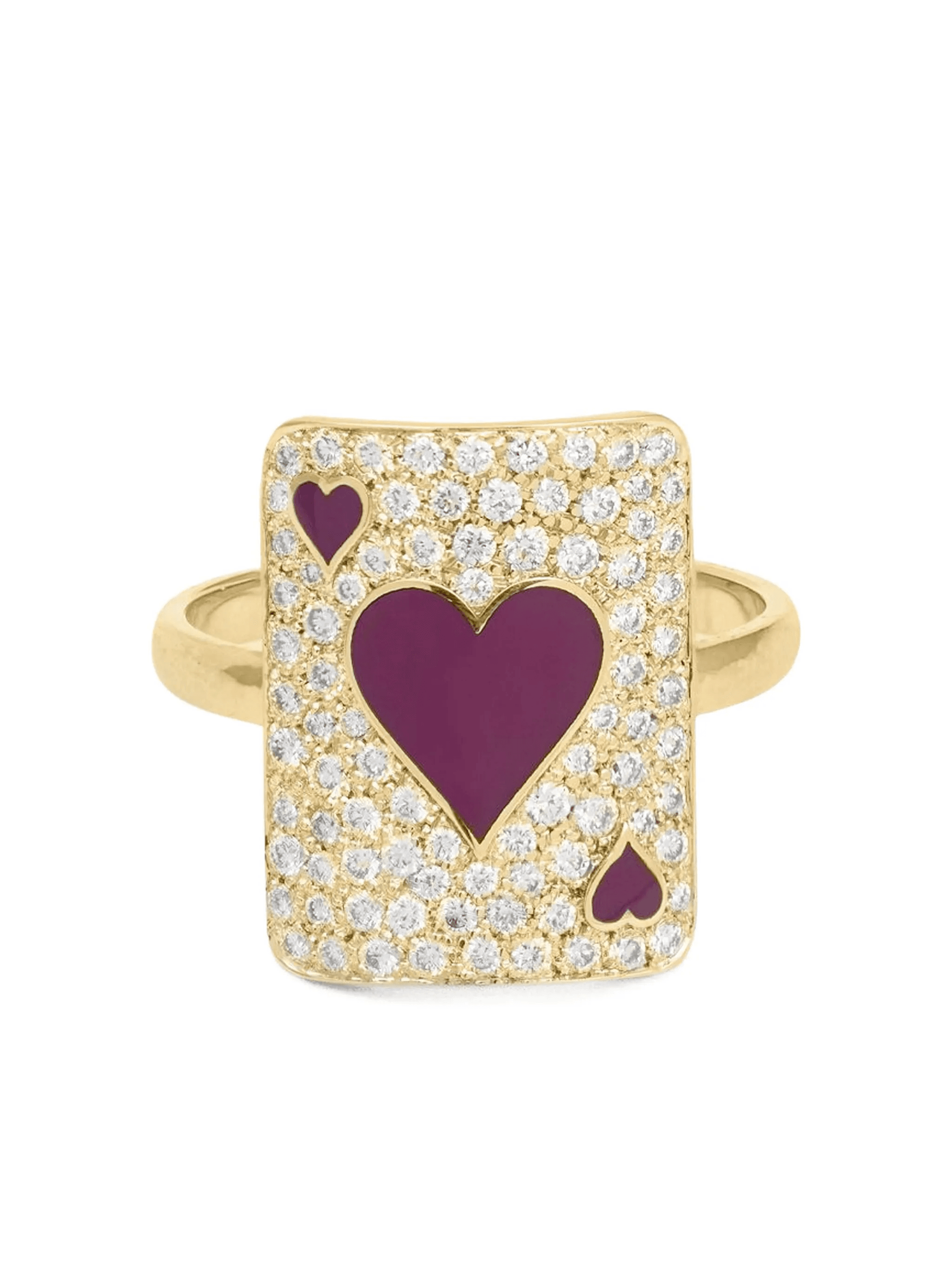 18K yellow gold Lovely Âme diamond ring - Image 1