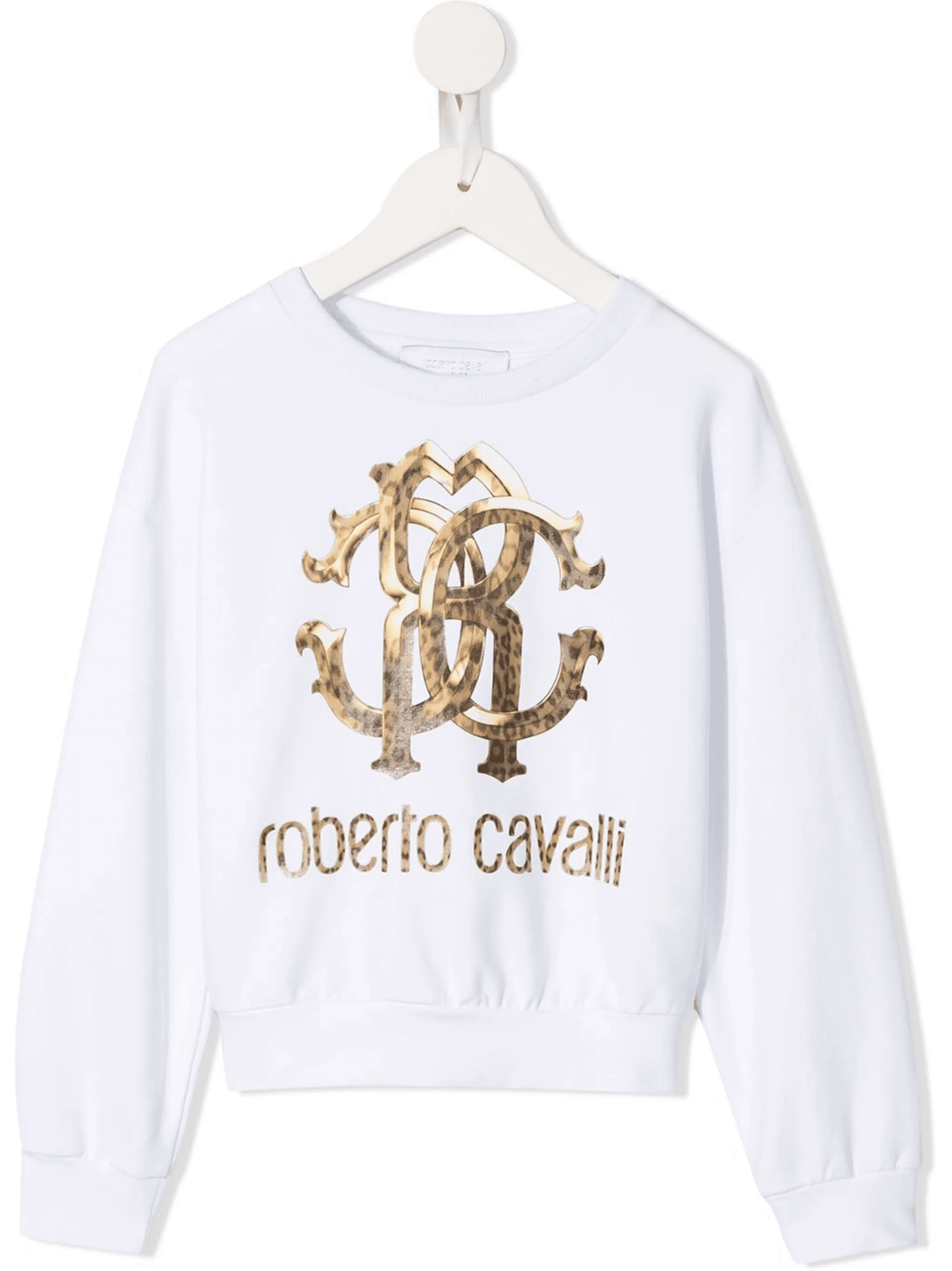 Leopard logo print sweatshirt - Image 1