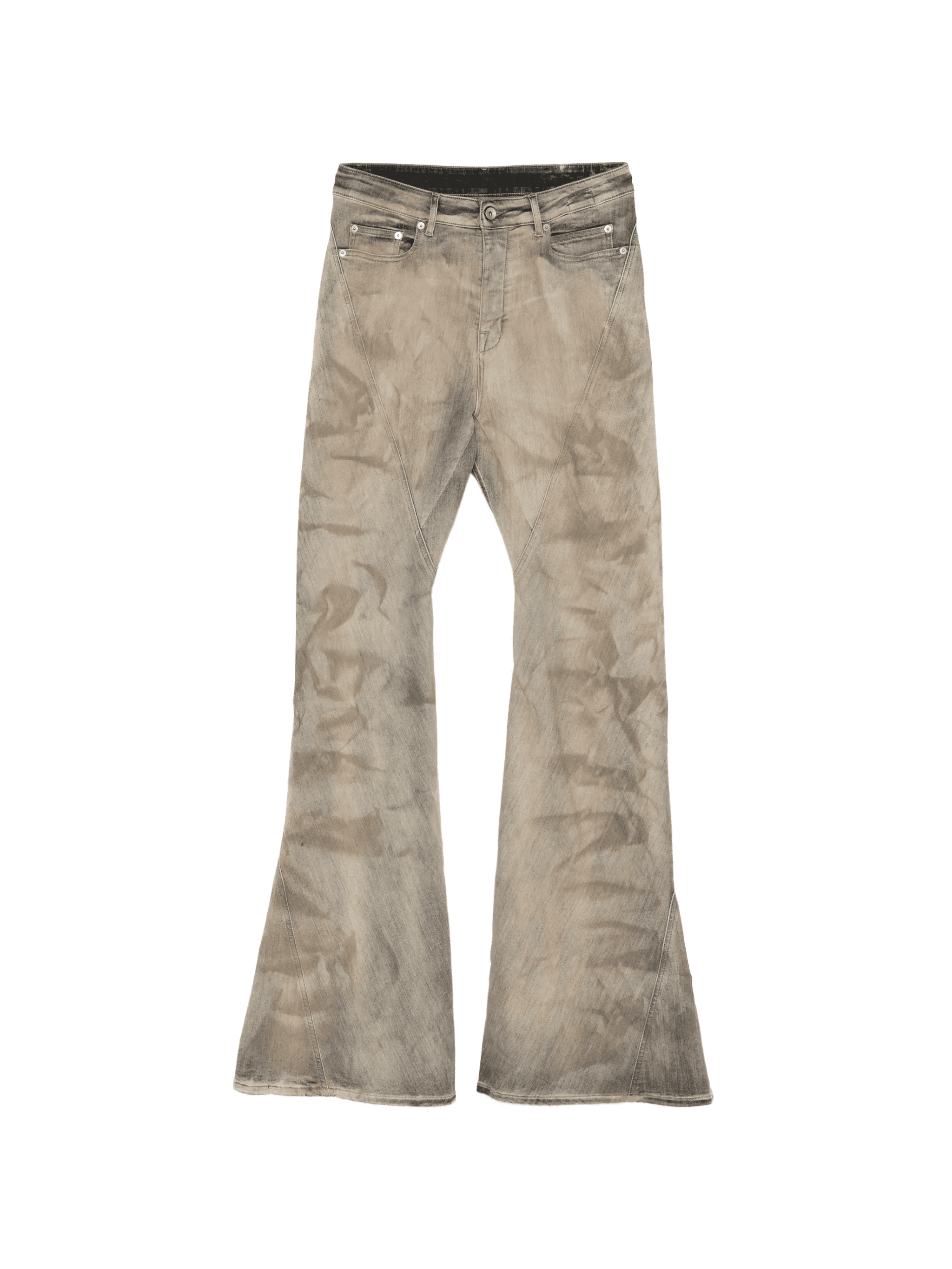 washed bootcut jeans - Image 1
