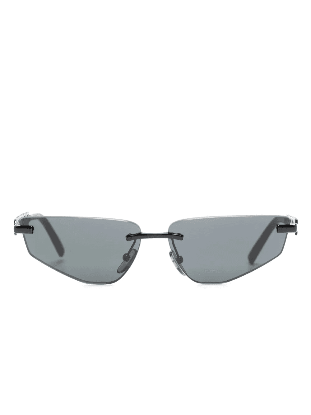 geometric-frame tinted sunglasses - Image 1
