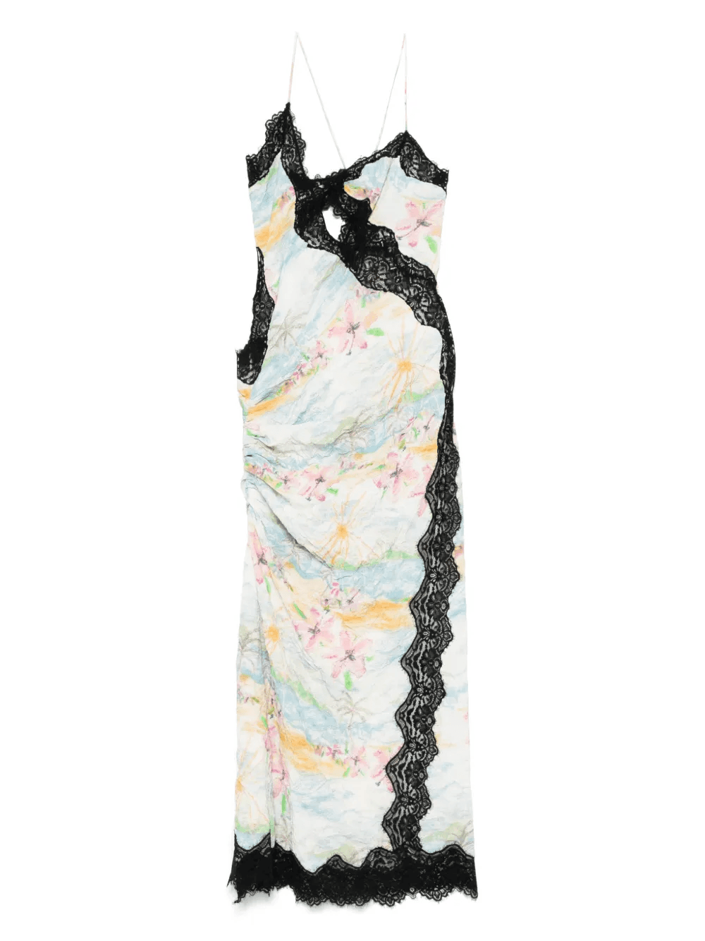 floral-print midi dress - Image 1
