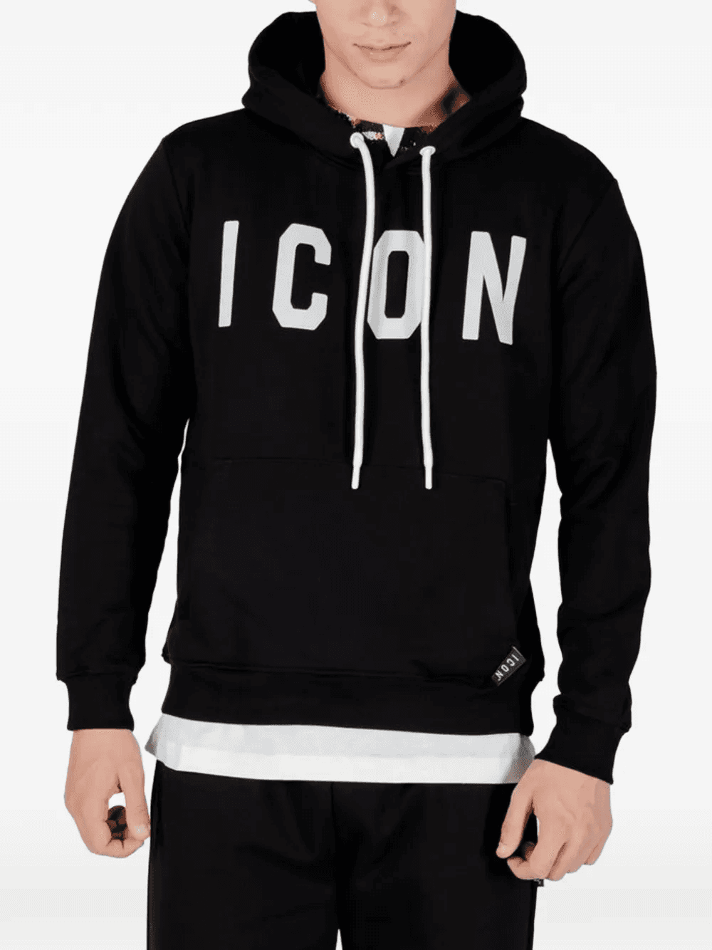 logo-print hoodie - Image 1