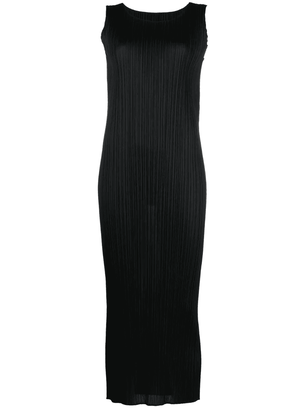 sleeveless pleated midi dress - Image 1