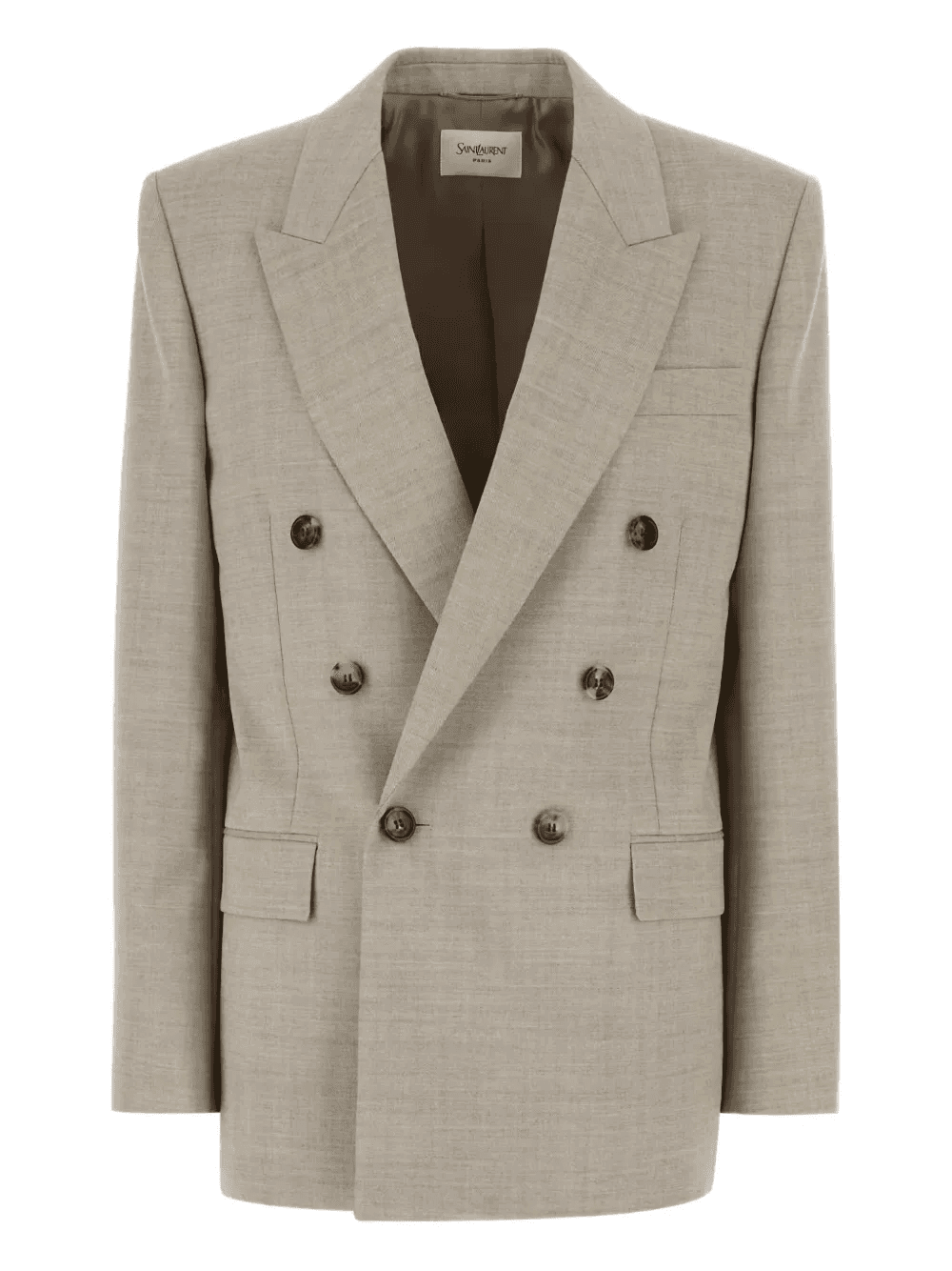 double-breasted wool blazer - Image 1