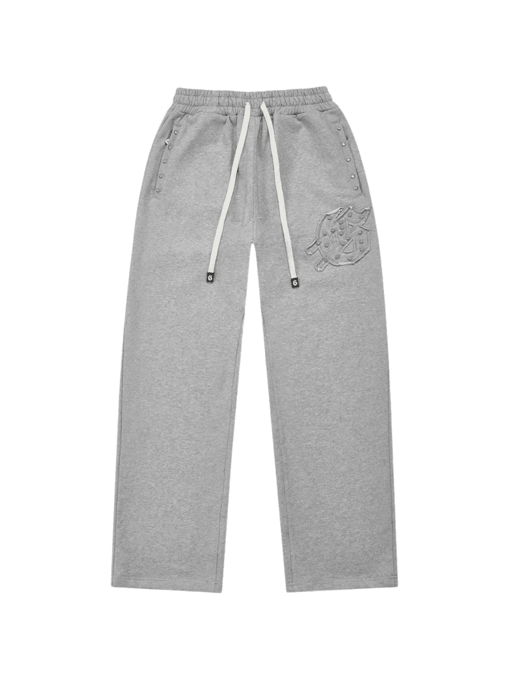 studded symmetric track pants - Image 1