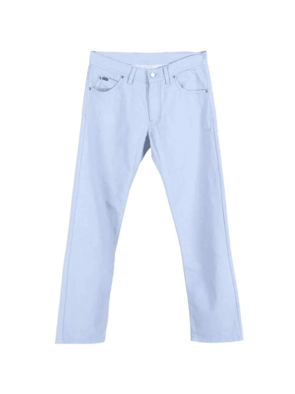 mid-waist straight-leg trousers - Image 1