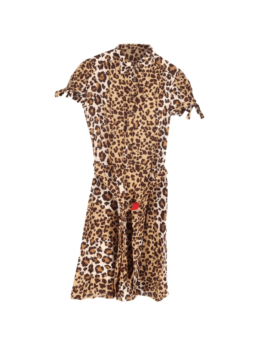 leopard-print knee-length dress - Image 1