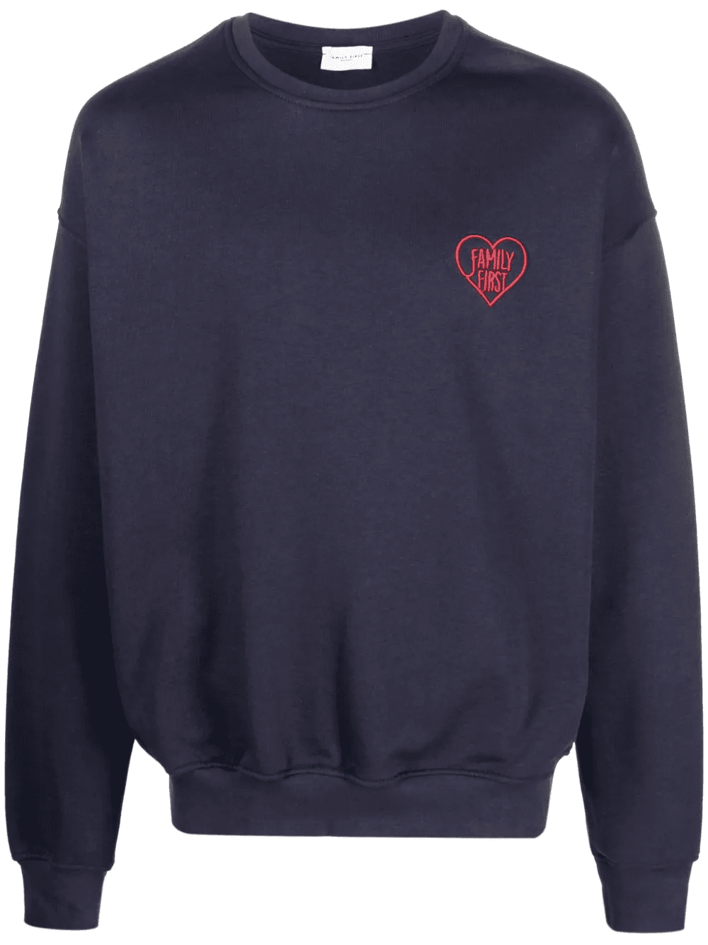 logo-embroidered cotton sweatshirt - Image 1