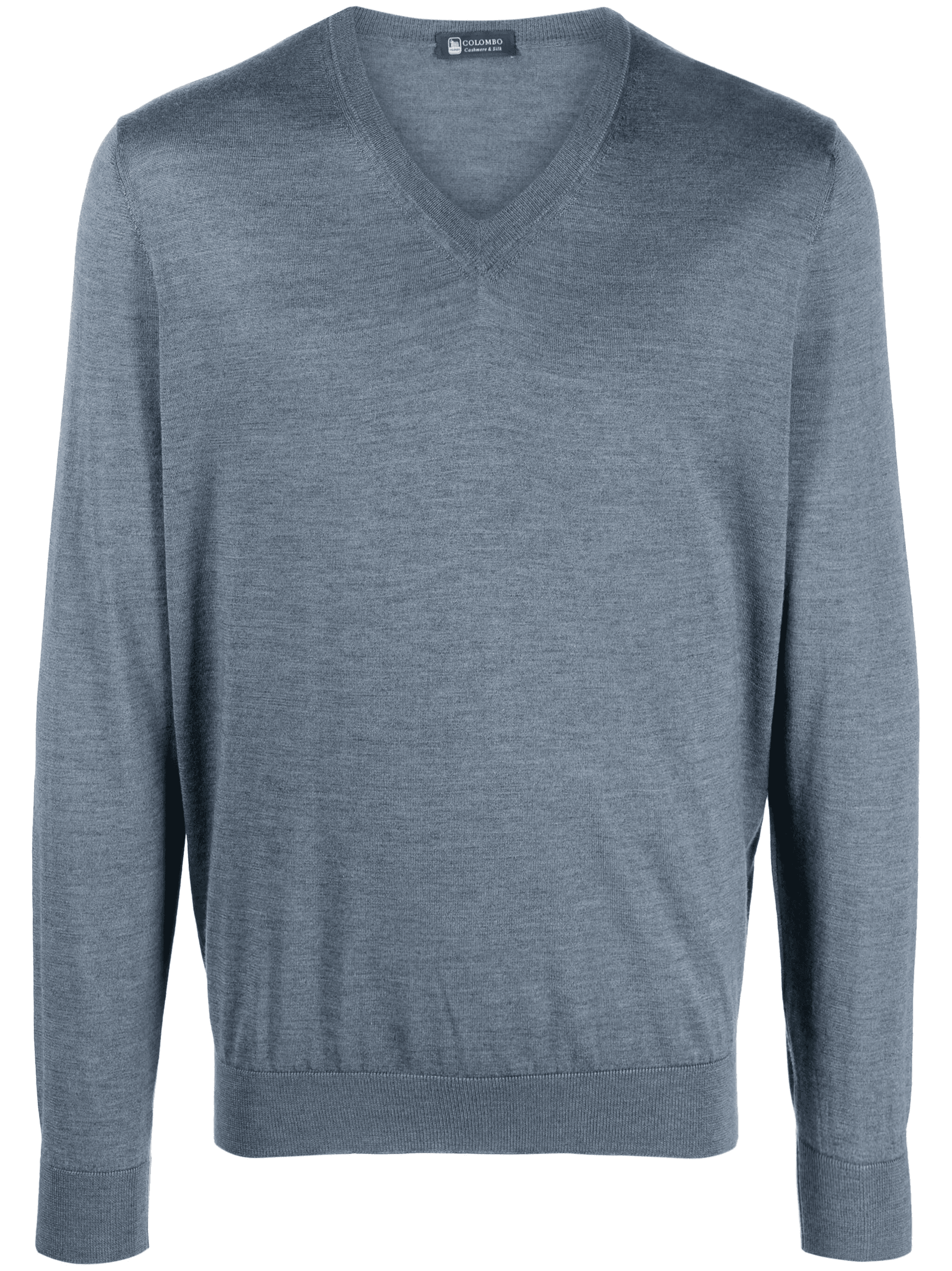 fine-knit V-neck jumper - Image 1