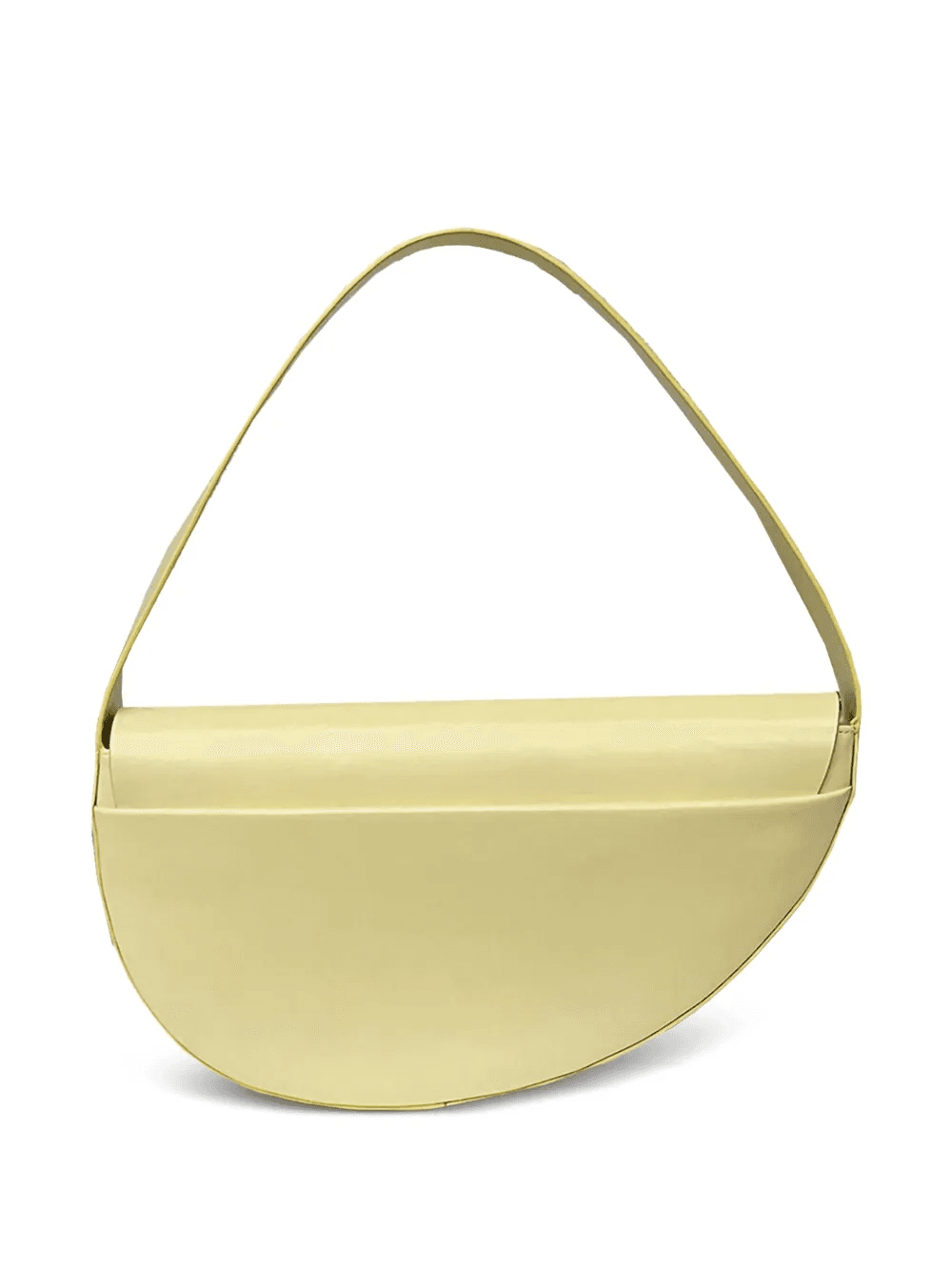 Flow half-moon leather shoulder bag - Image 1