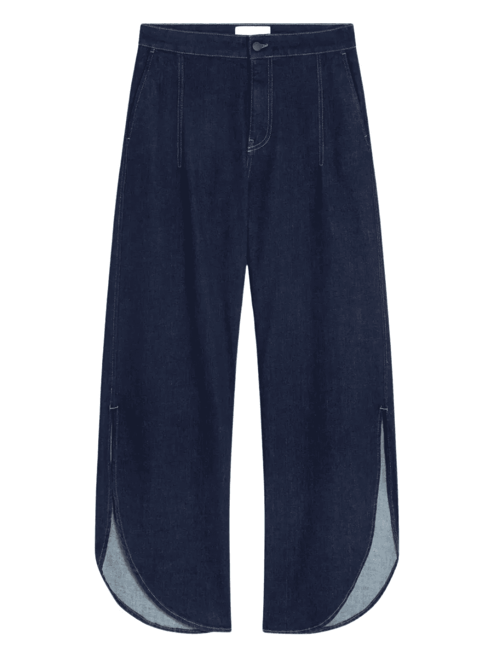 split-hem jeans - Image 1