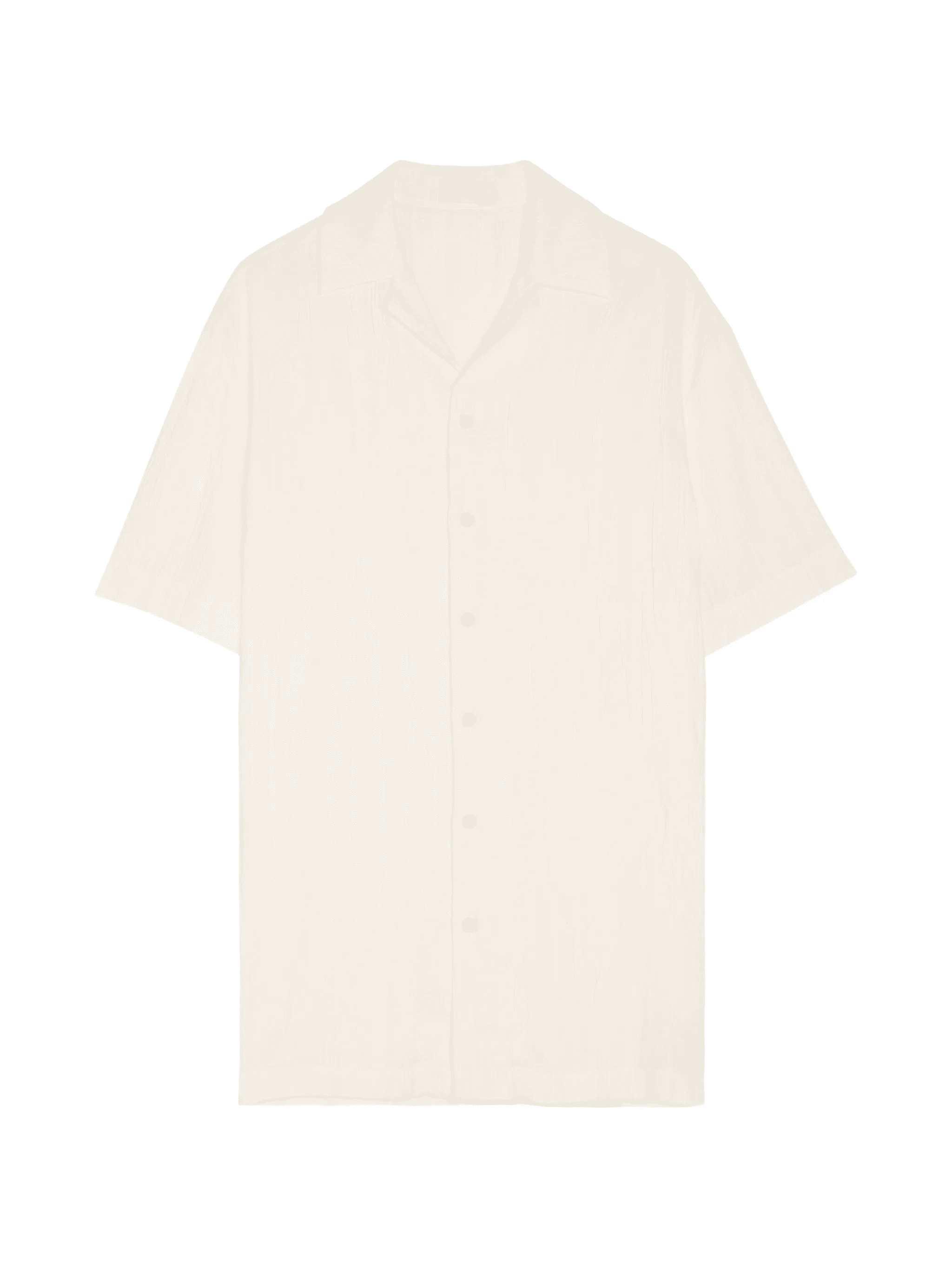 textured camp-collar shirt - Image 1