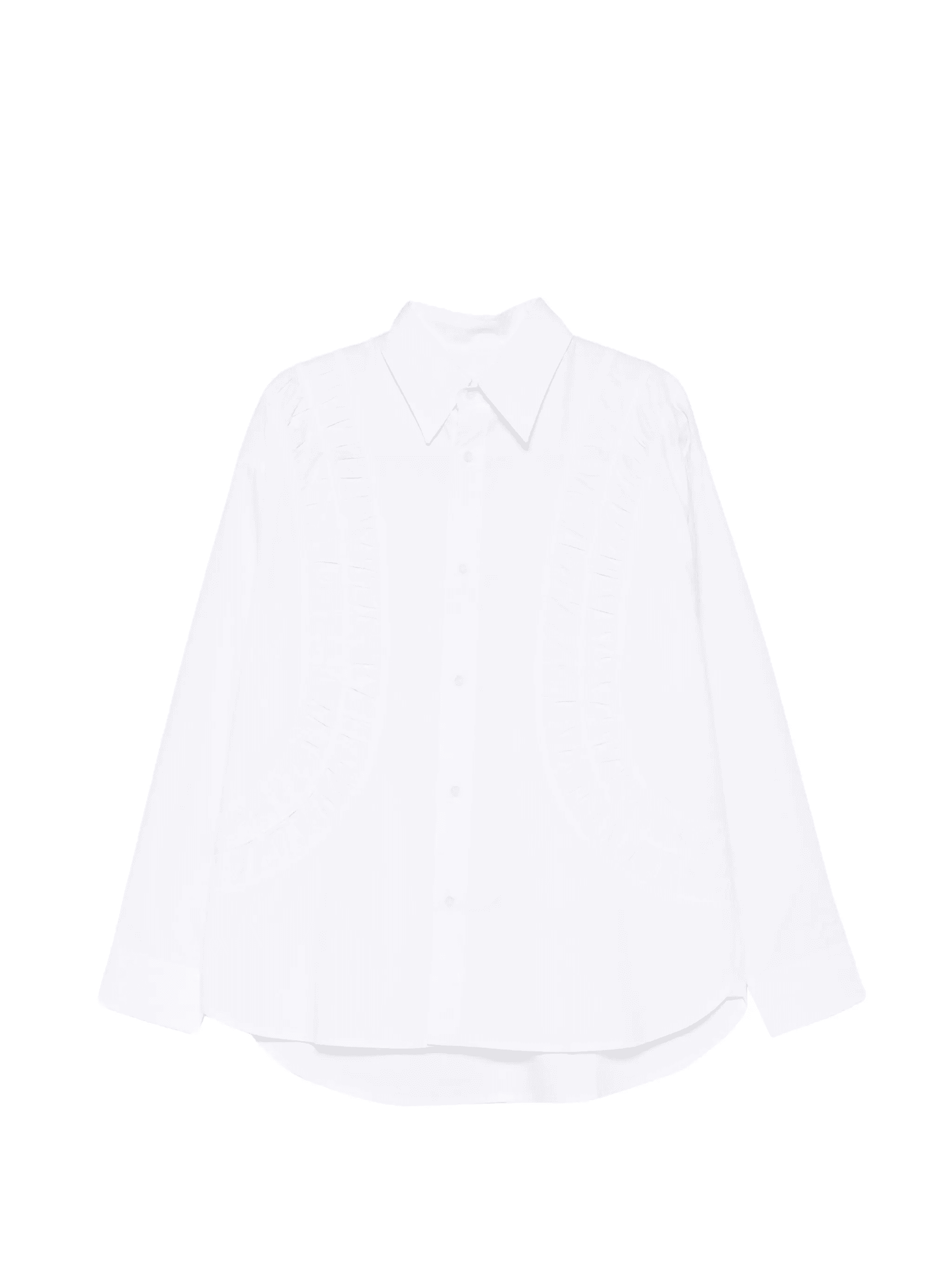 Fossil ruched-panel oversized shirt - Image 1