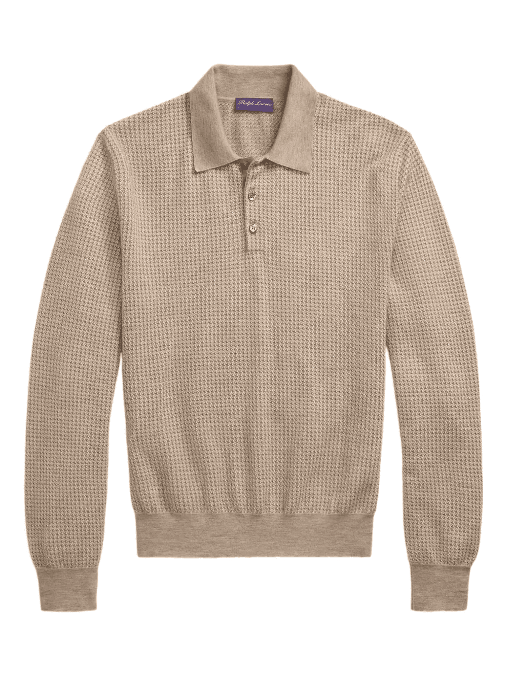 knitted polo shirt - Image 1