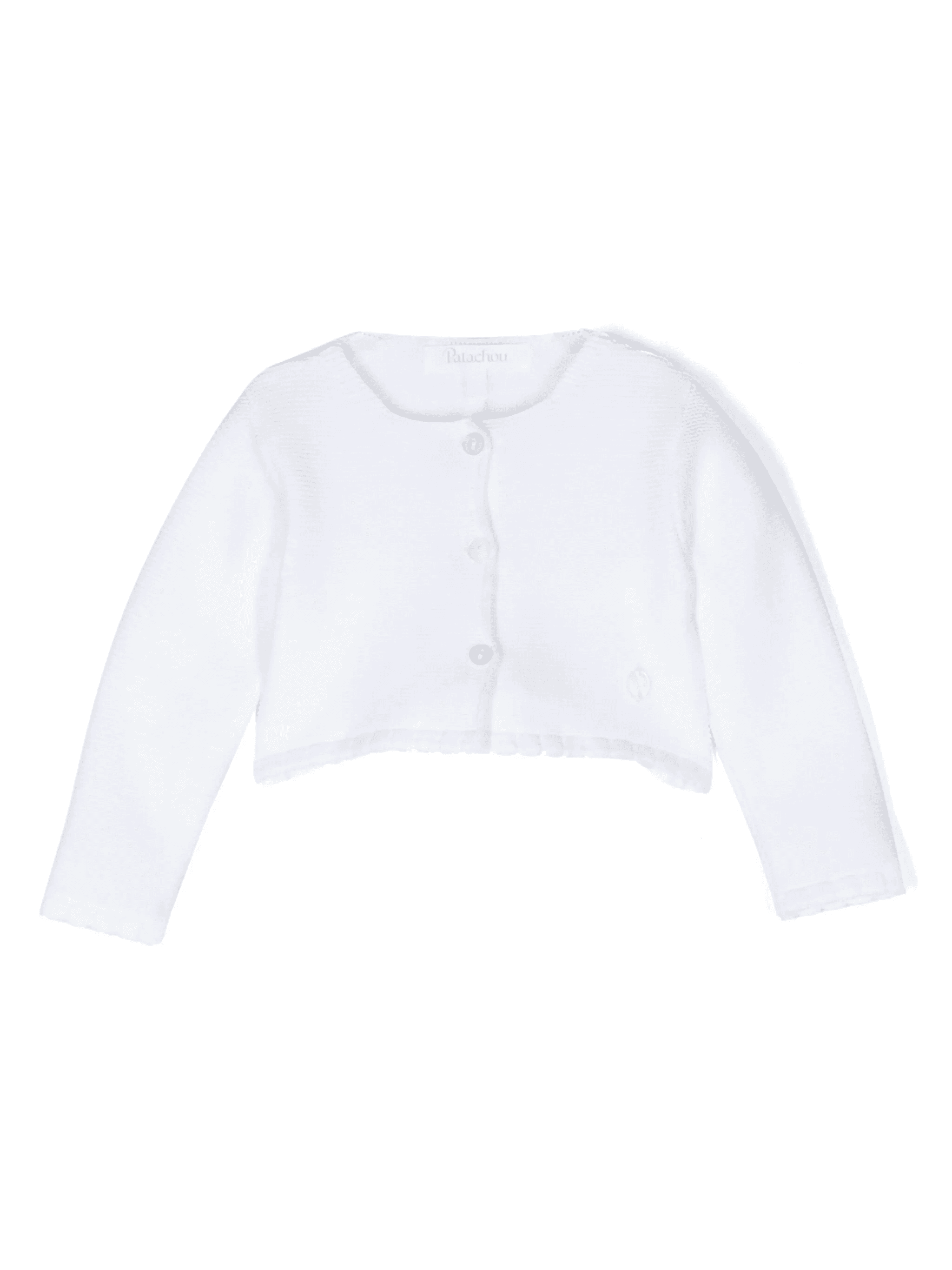 wavy-knit cardigan - Image 1