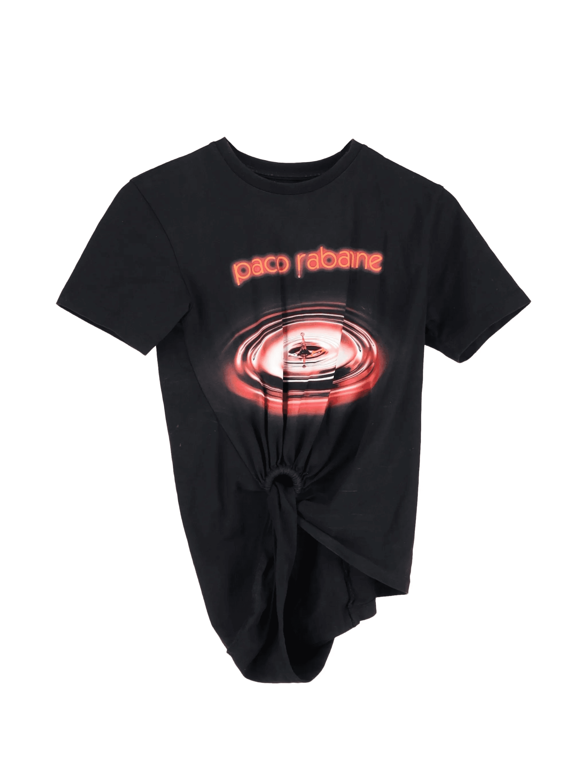 drop gathered T-shirt - Image 1