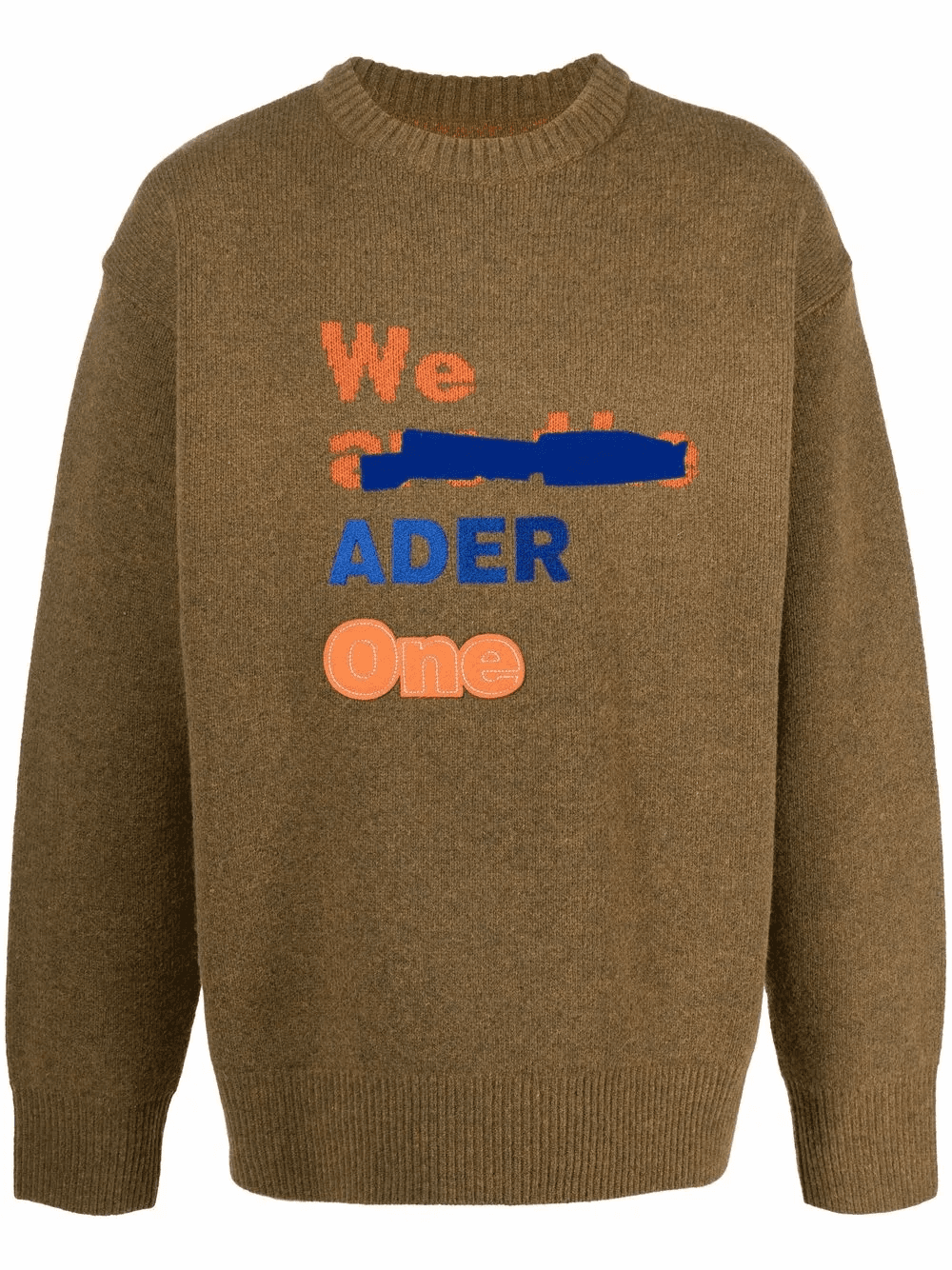 logo-embroidered knitted jumper - Image 1