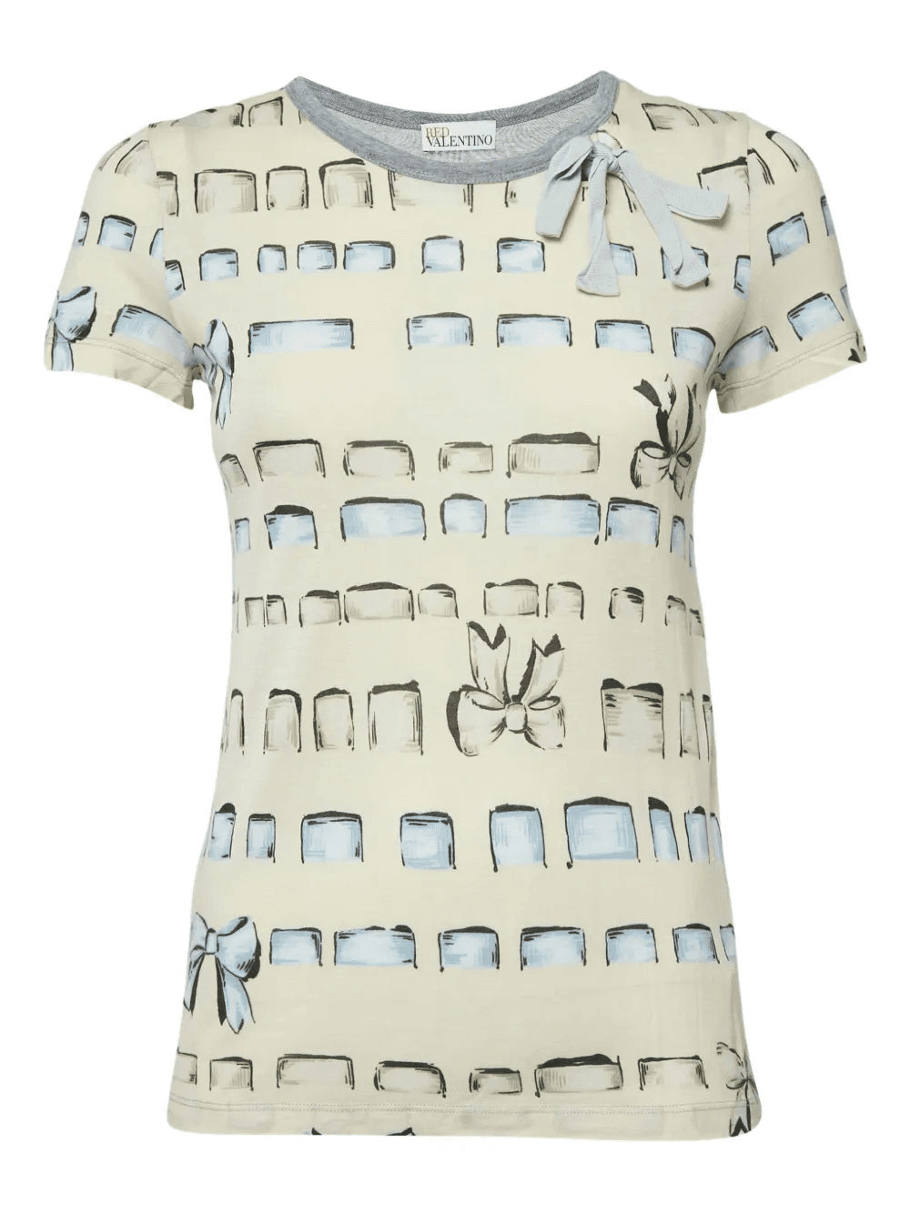 panelled T-shirt - Image 1