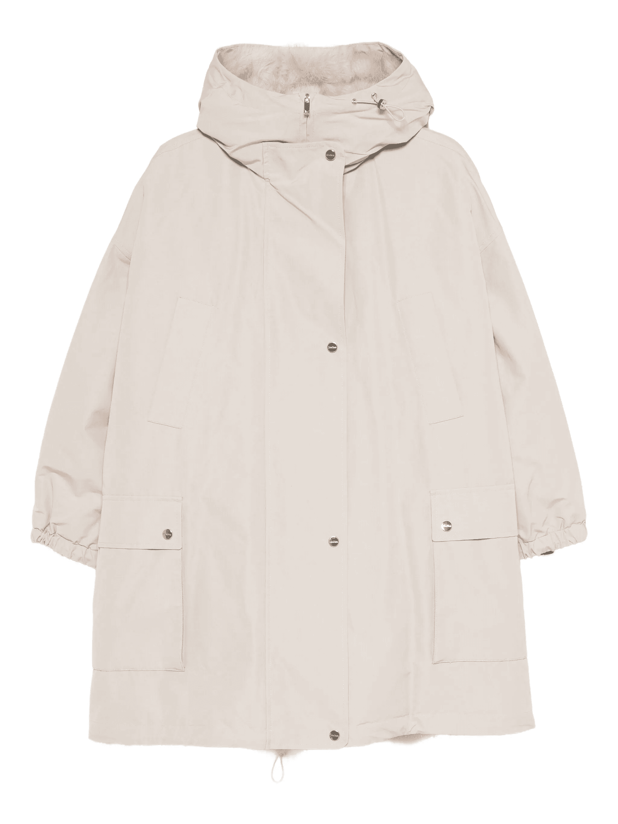 Studio flap-pocket hooded coat - Image 1