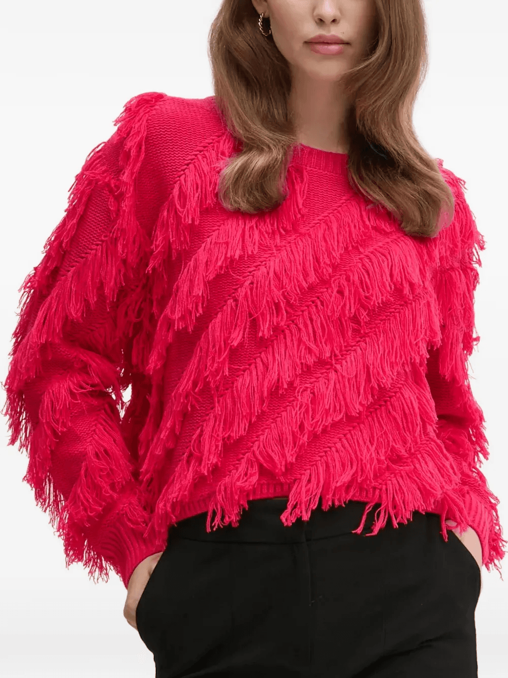 fringed sweater - Image 1